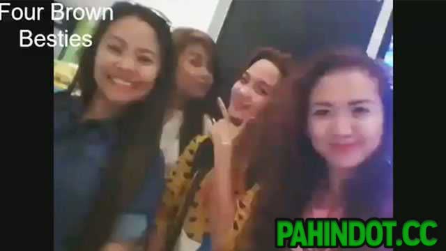 Four Brown Besties Gangbang Sex Scandal