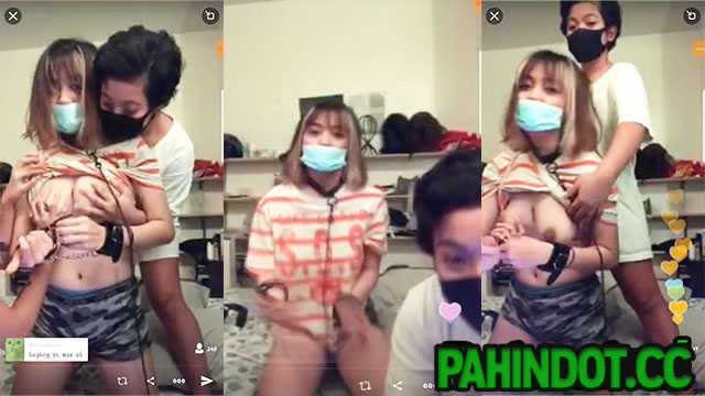 Viral Nag-live Nilamas ng Tomboy Suso ni Pinay